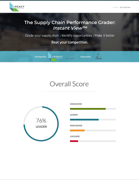 Supply Chain Grader Guide Cover