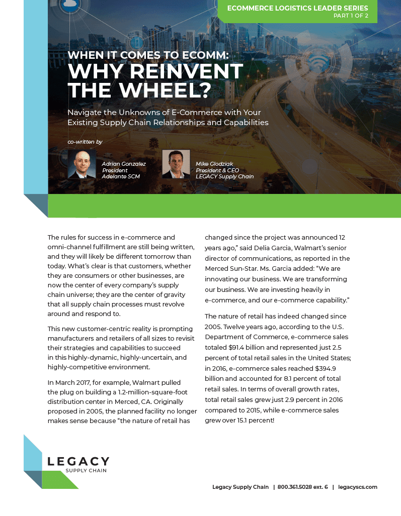 LEGACY_why reinvent the wheel