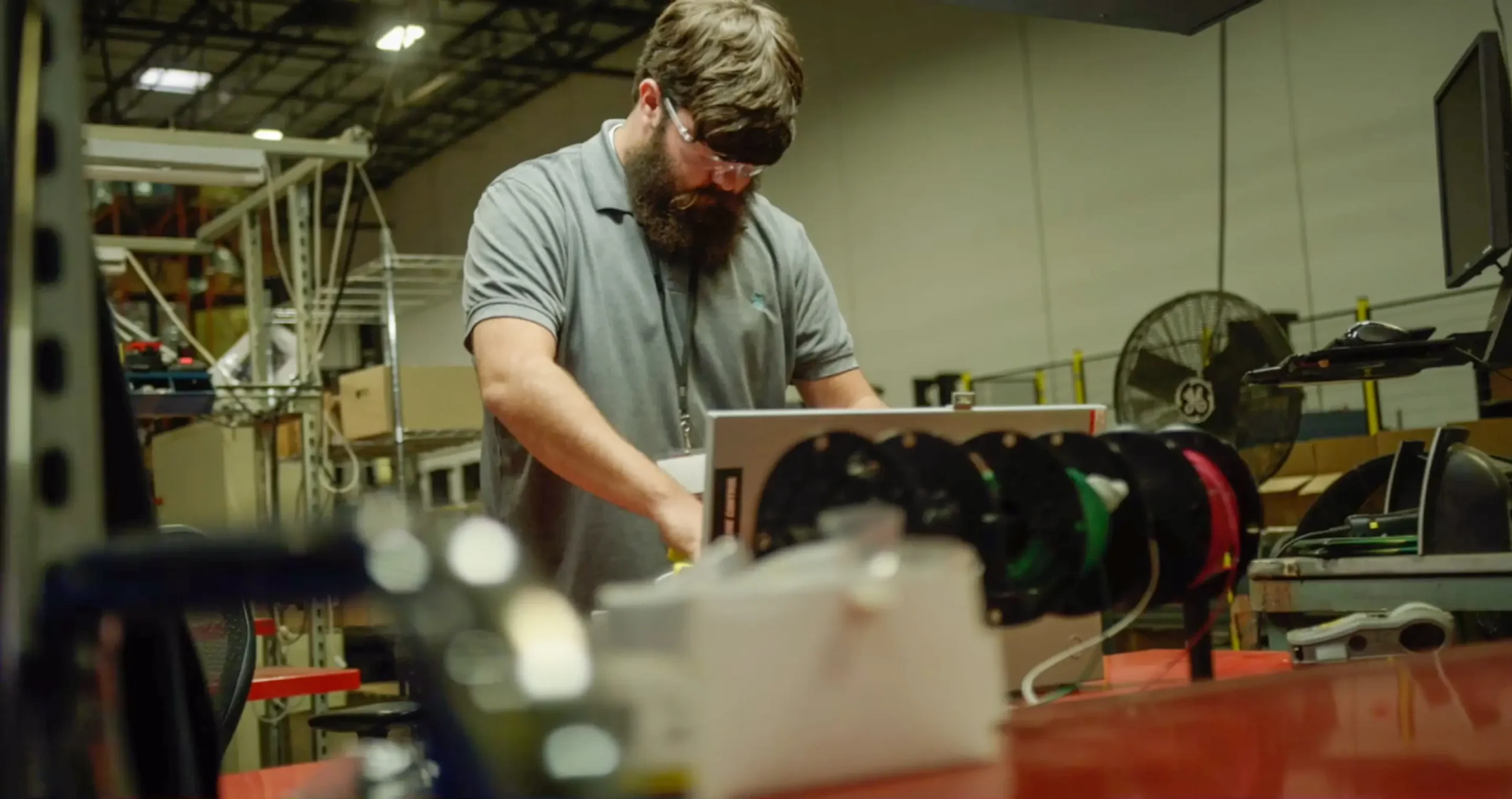 Legacy employee assembling product and order fulfillment