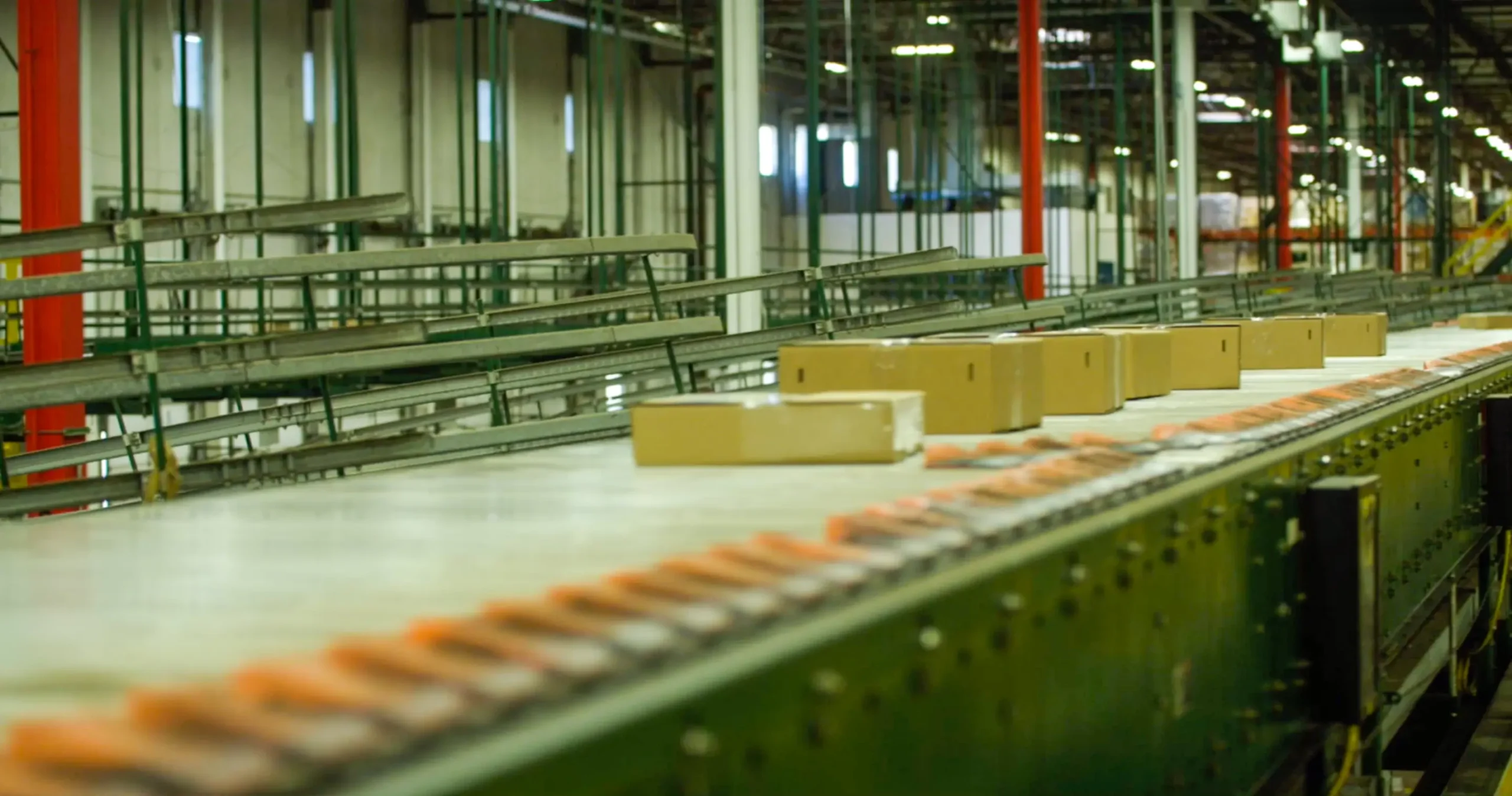 boxes in warehouse using Legacy integrated technology in dynamic markets