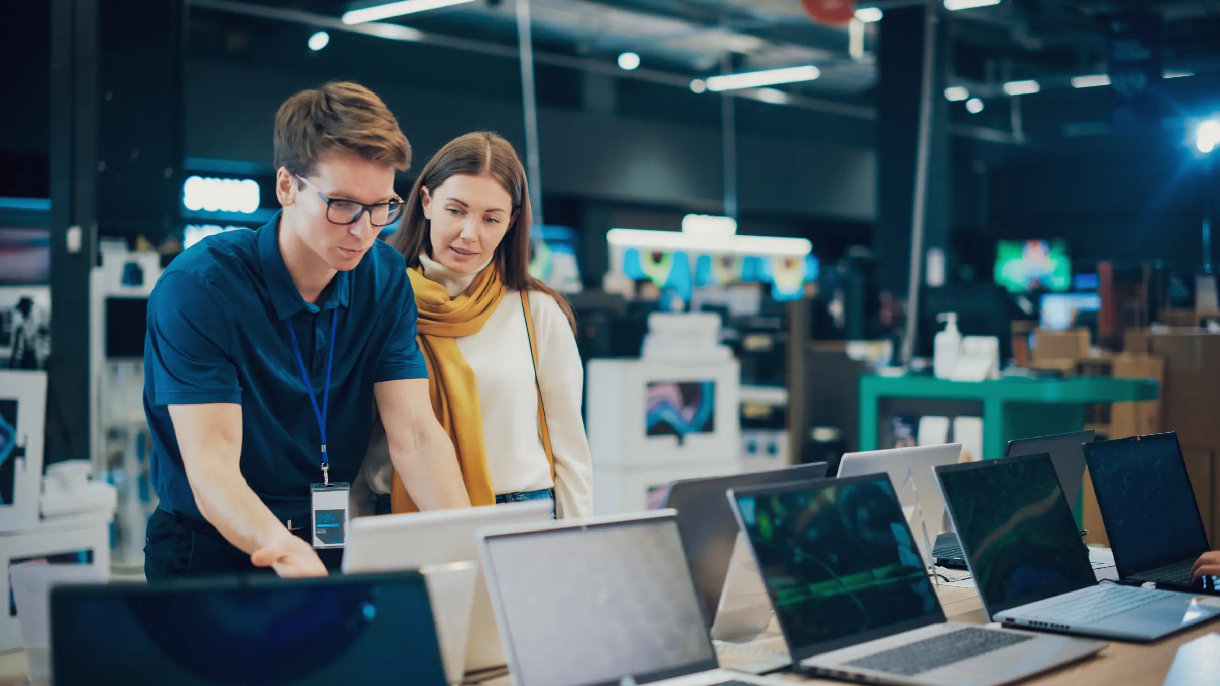 Consumer Electronics supply chain company overviewing electronic products