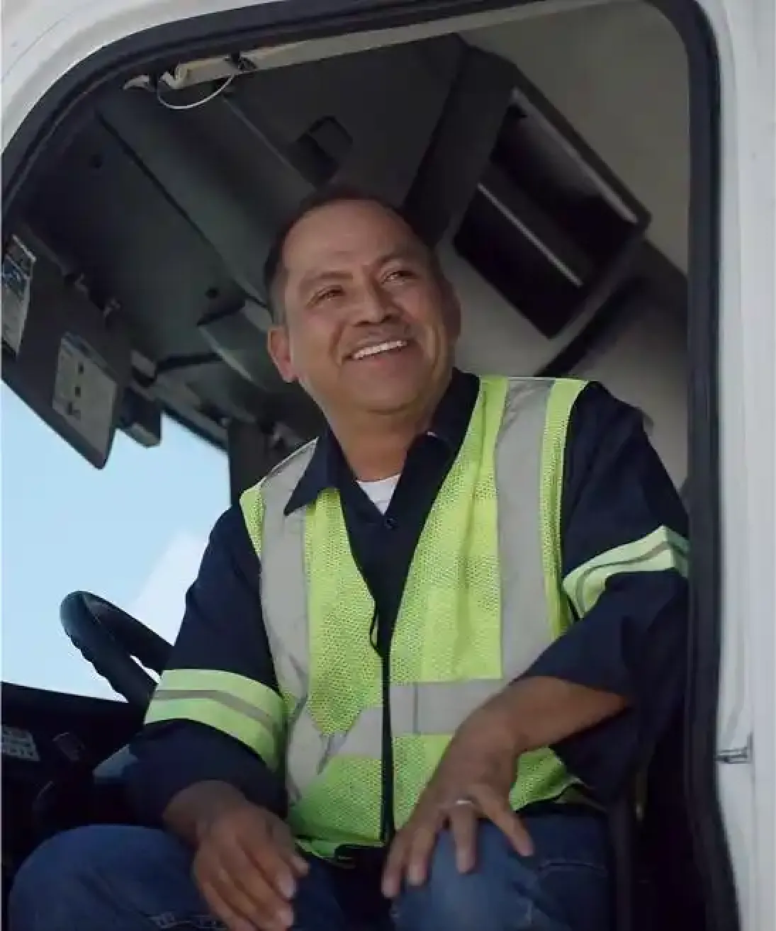 Legacy employee smiling