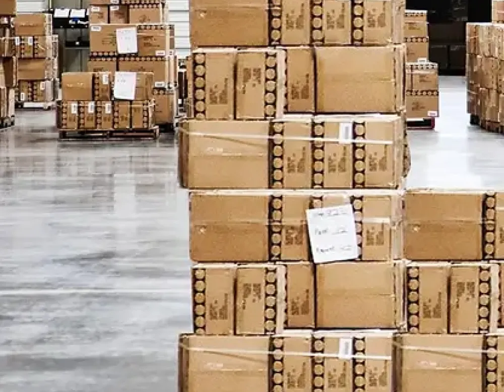 Boxes in Legacy warehouse