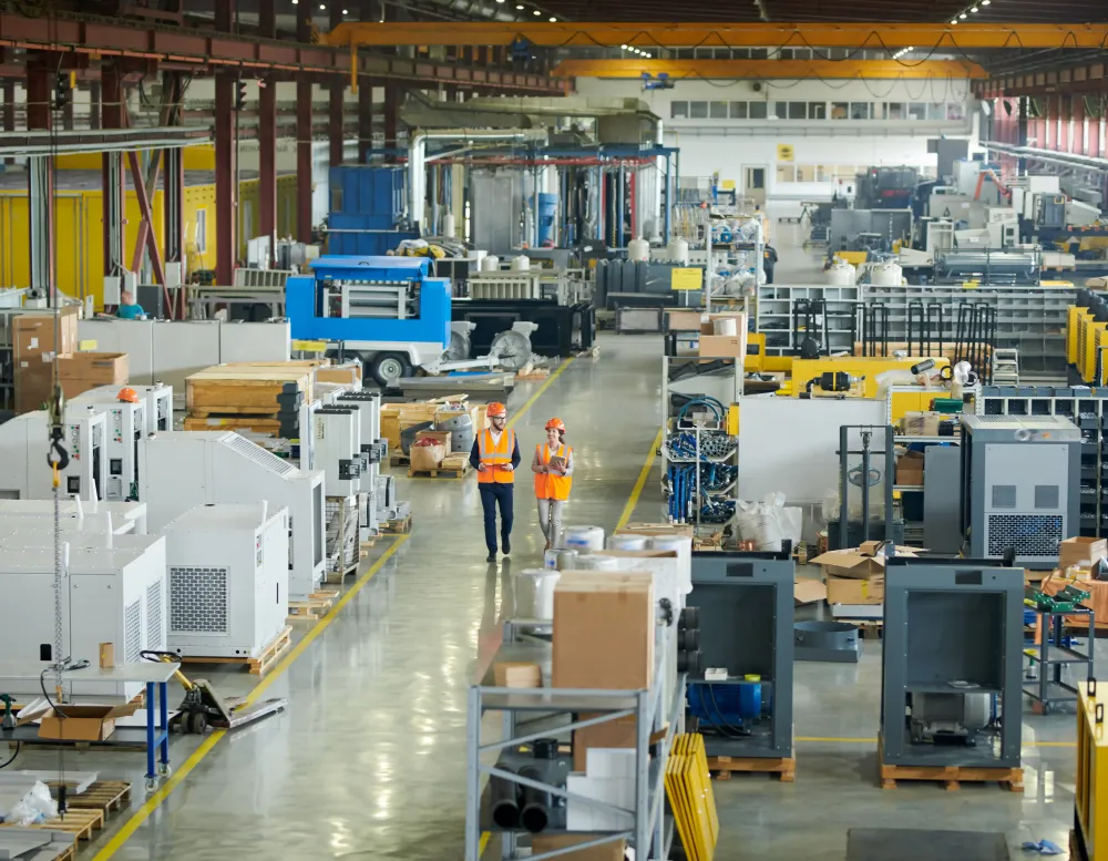 Manufacturing plant with Legacy logistics