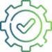 Check gear icon